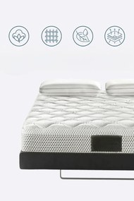 Stewehome Ορθοπεδικό στρώμα αφρού μνήμης διπλής όψης με μικρομασάζ 180x200x25 cm