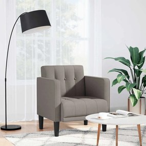 vidaXL Πολυθρόνα-Καναπέ με Μπράτσα, Χρώμα Ύφασμα 53 εκ., Μπεζ