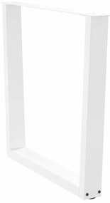 vidaXL Πόδια Τραπεζαρίας Σχήματος V 3 τεμ. Λευκά 90x(72-73,3) εκ. Ατσάλι