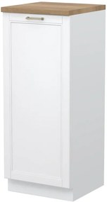 Επιδαπέδιο ντουλάπι ψηλό Tahoma K14-60-1KF-Λευκό - Λευκό ματ