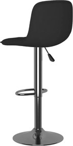 vidaXL Σκαμπό Μπαρ 2 τεμ. Μαύρα Υφασμάτινα