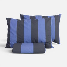 Σεντόνια Υπέρδιπλα (Σετ) Nef-Nef Homeware Casual Vertia Blue/Black