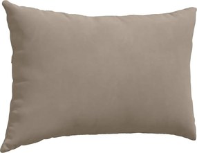 vidaXL Μαξιλάρι Καναπέ 2 pcs Taupe 60 x 40 cm ύφασμα