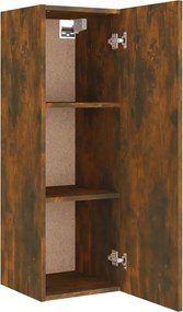 vidaXL Σετ Επίπλων Τηλεόρασης 8 Τεμαχίων Καπνιστή δρυς Επεξ. Ξύλο