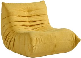 Compressed Nextdeco πολυθρόνα Togo κίτρινο Υ70x85x103εκ.