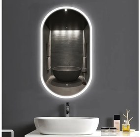 Καθρέπτης Μπάνιου LED IP44 Λευκό Lucy 67-3350 Gloria-67-3350-Λευκό 67-3350