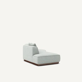 Γωνία καναπέ αριστερή από μελανζέ ύφασμα, JACOPO