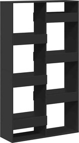 vidaXL Βιβλιοθήκη Μαύρη 100x33x175 εκ. από Επεξεργασμένο Ξύλο