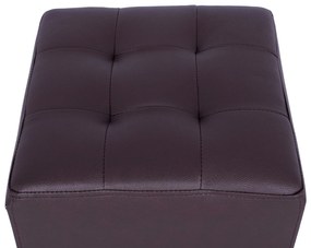 Σκαμπό PUNK PU Καφέ 37x37x35 εκ. 37x37x35 εκ.