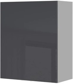 Ντουλάπι κρεμαστό Trinity V7-60-1K-Anthraki Gualistero - 60.00Χ32.00Χ72.00cm