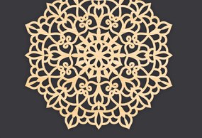 Intra απο ξύλο plywood 3mm-4mm πάχος 3D Mandala για Cricut Δίασταση 30x30 cm INTRAFABR-86059619