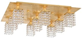 Φωτιστικό Οροφής - Πλαφονιέρα Led 97722 Pyton Gold Eglo Metal