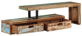 vidaXL Βάση Τηλεόρασης (118-200) x 30x40 εκ. από Μασίφ Ξύλο Ανακυκλωμένου Ξύλου