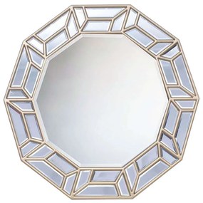 Καθρέπτης Versailles 11-0376 80x80cm Gold Mdf,Γυαλί