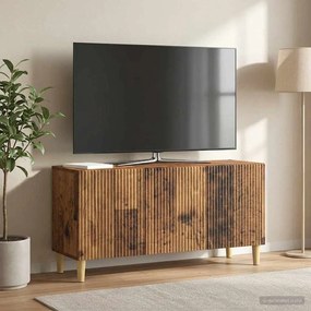 VidaXL Ντουλάπι TV 99 x 34,5 x 50 εκ. Παλαιωμένο ξύλο