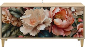vidaXL Ντουλάπι TV BORNE 102 x 33 x 50 εκ. Sonoma Επεξεργασμένο Ξύλο