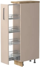 Επιδαπέδιο ντουλάπι ψηλό Modena K14-30-1KZ-Μπεζ - 30.00Χ60.00Χ148.00cm