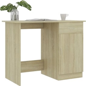 vidaXL Γραφείο Χρώμα Sonoma Δρυς 100 x 50 x 76 εκ. από Επεξ. Ξύλο