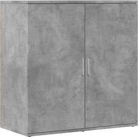 vidaXL Ντουλάπι Γκρι Σκυροδέματος 79x38x80 εκ. Επεξεργασμένο Ξύλο