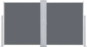 vidaXL Σκίαστρο Πλαϊνό Συρόμενο Ανθρακί 140 x 600 εκ.