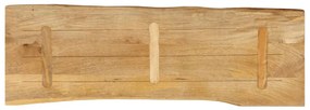 vidaXL Επιφάνεια Τραπεζιού 120x40x2,5 εκ. Live Edge Μασίφ Ξύλο Μάνγκο