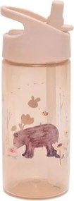Παγούρι 380ml Με Καλαμάκι Petit Monkey White Stars