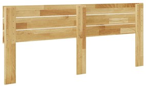 vidaXL κεφαλάρι 180 cm μασίφ ξύλο δρυς