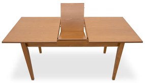 Τραπέζι Adare Megapap μασίφ ξύλο-MDF επεκτεινόμενο χρώμα καρυδί 140/180x78x77εκ. - Ξύλο - GP039-0008,1