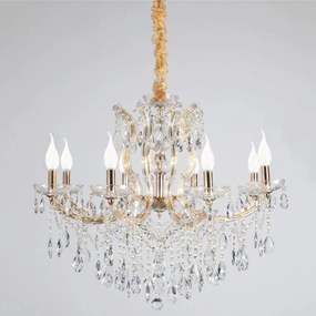 Φωτιστικό Οροφής 5244-8 80x45cm 8xE14 Gold Inlight