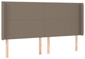 ΚΕΦΑΛΑΡΙ ΜΕ ΠΤΕΡΥΓΙΑ TAUPE 203X16X118/128 ΕΚ. ΥΦΑΣΜΑΤΙΝΟ 3119326