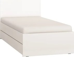 Κρεβάτι παιδικό Simple-Λευκό - 95.50Χ206.00Χ90.00cm