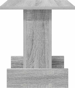 vidaXL End Table Γκρίζο Σονομα 35,5 x 35 x 40 εκ Επεξεργασμένο ξύλο
