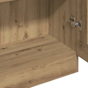 vidaXL Ντουλάπι Τεχνίτης Δρυς 82,5x30,5x185 εκ. από Επεξεργασμένο Ξύλο