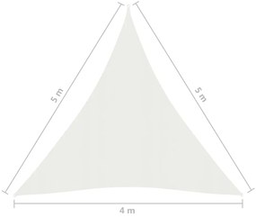 Πανί Σκίασης Λευκό 4 x 5 x 5 μ. από HDPE 160 γρ./μ² - Λευκό