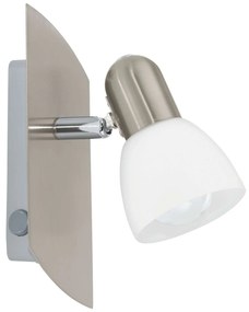 Φωτιστικό Σποτ Τοίχου 90982 Enea Eglo Metal, Glass