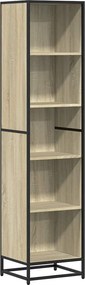 vidaXL Βιβλιοθήκη Χρώμα Sonoma Δρυς 40x35x170,5 εκ. Μοριοσανίδα