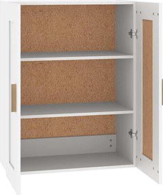 vidaXL Ντουλάπι Τοίχου Λευκή 69,5x32,5x90 εκ. από Επεξεργασμένο Ξύλο