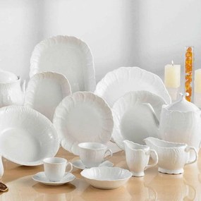 Σερβίτσιο Πιάτα Φαγητού Jasmine (Σετ 20Τμχ) 29.000.40 White Cryspo Trio 20 τμχ Porcelain