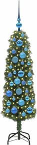 vidaXL Τεχνητό Χριστουγεννιάτικο Δέντρο με 150 LED Πράσινο 120 cm