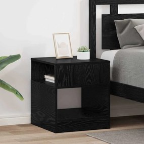 vidaXL End Table 2 τμχ. Μαύρη Οξυά 40,5 x 40 x 45 εκ