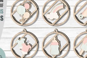 Intra απο ξύλο plywood 3mm-4mm πάχος Χριστουγεννιάτικο Στολίδι Δωροκάρτα Δίασταση 54x54 cm INTRAFABR-78556807