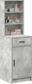 vidaXL Highboard Σκυρόδεμα Γκρι 41 x 40 x 135 εκ Επεξεργασμένο Ξύλο