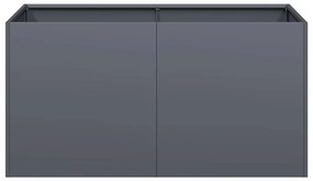 vidaXL Ζαρντινιέρα Ανθρακί 80x40x40 εκ. από Χάλυβα Ψυχρής Έλασης