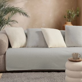 Γούνινο Ριχτάρι Πολυθρόνας (180x180) Nef-Nef Homeware Breda Silver
