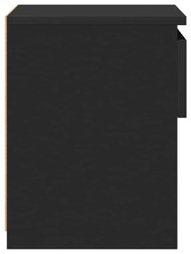 vidaXL Κομοδίνα 2 τεμ. Μαύρα 40 x 30 x 39 εκ. Επεξ. Ξύλο