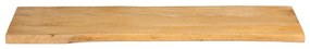 vidaXL Επιφάνεια Τραπεζιού 140x40x2,5 εκ. Live Edge Μασίφ Ξύλο Μάνγκο