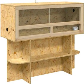 vidaXL Terrarium Καφέ 100 x 40 x 90 cm OSB