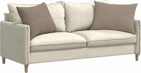 vidaXL Μαξιλάρι Καναπέ 2 pcs Taupe 70 x 50 cm ύφασμα