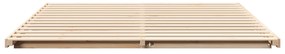 vidaXL Κρεβάτι δαπέδου Καφέ 200 x 200 cm Μασίφ ξύλο πεύκου