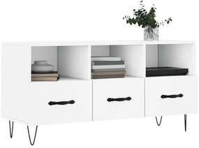 vidaXL Έπιπλο Τηλεόρασης Λευκό 102 x 36 x 50 εκ. από Επεξεργ. Ξύλο